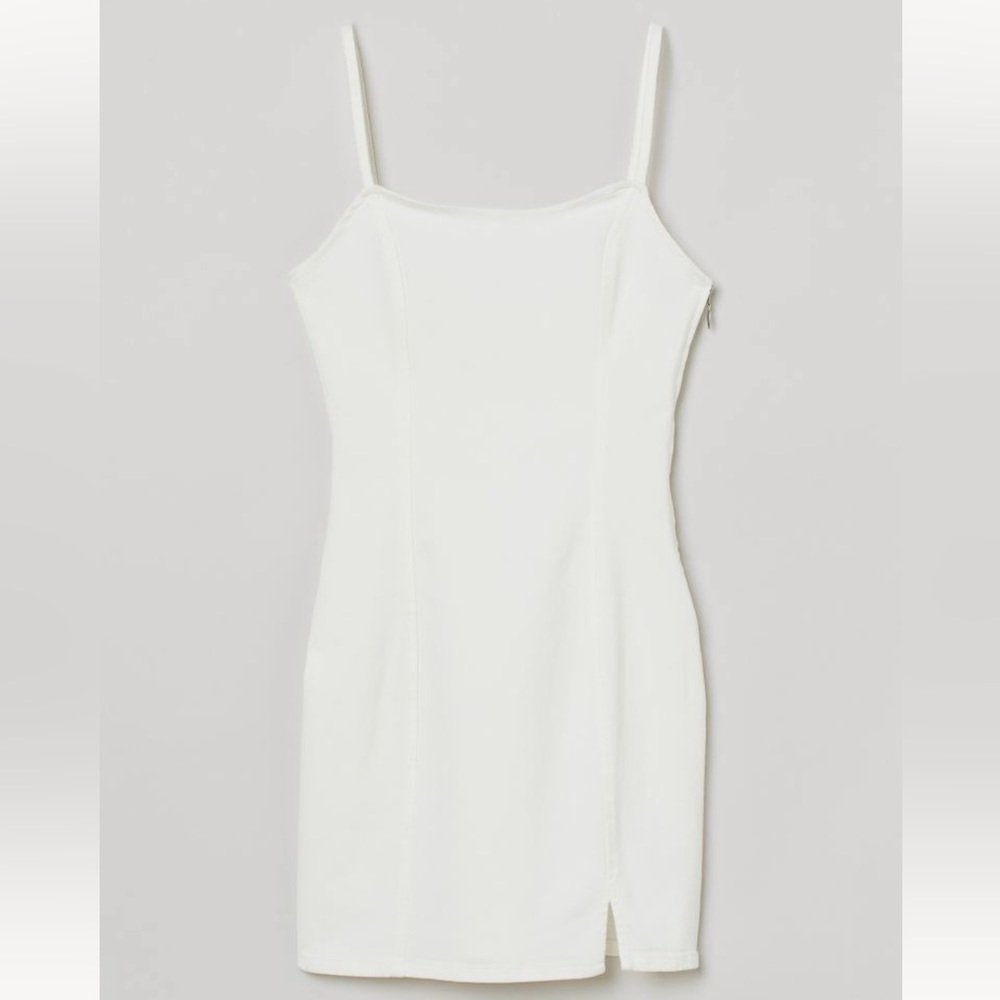 New H&M Fitted Denim Dress